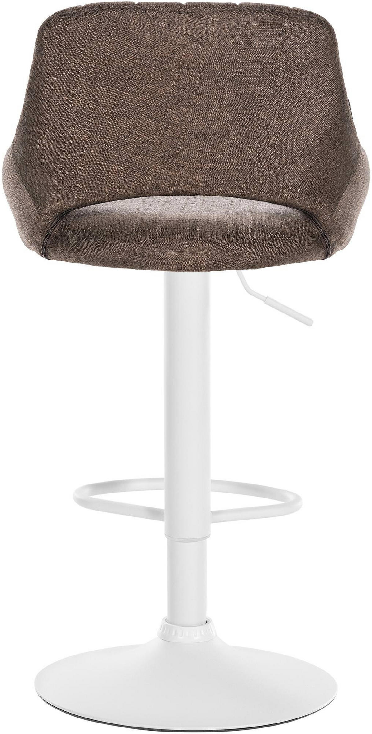 BARHOCKER 2er Set Stoff braun - Braun, Textil (47/85/48cm) - CLP