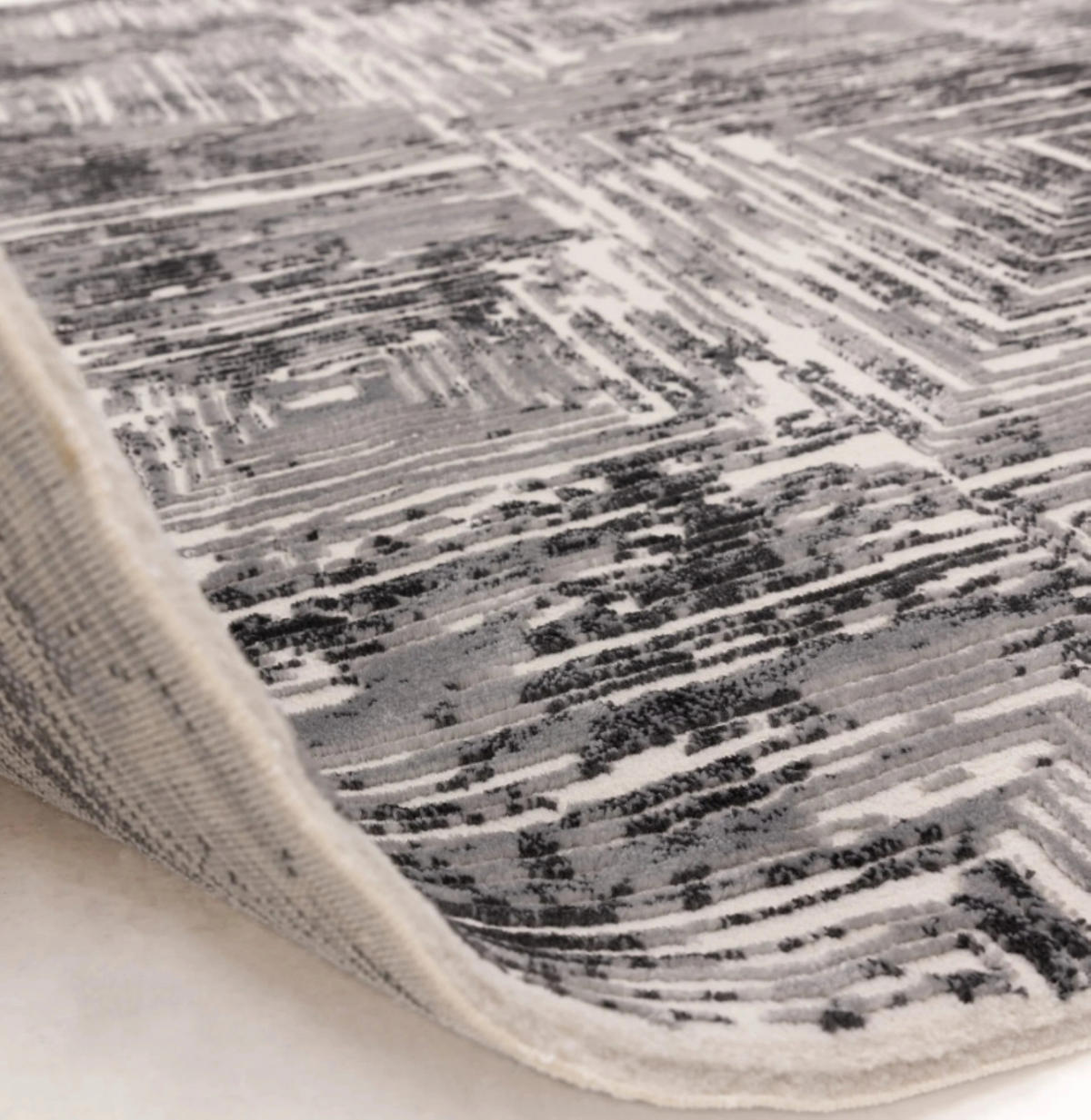 TEPPICH modern Wohn-/Schlafzimmer ZUKA SKETCH Grau 120 x 170 cm - Grau, Textil (120/170cm) - Novatrend