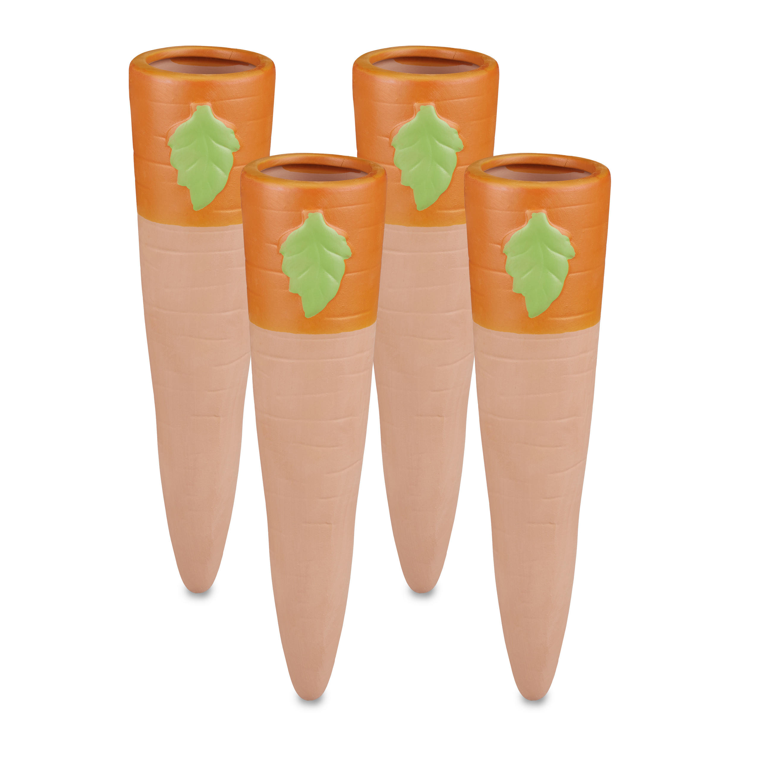 4XTONSPITZEN - Hellbraun, Keramik (6/23/6cm) - Relaxdays
