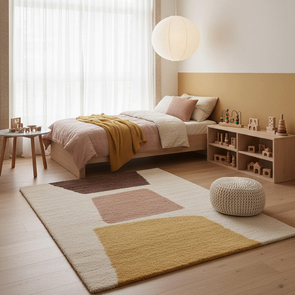 TEPPICH, dick und bequem, im Designstil mehrfarbig - Multicolor, Textil (120/170cm) - AFK Living