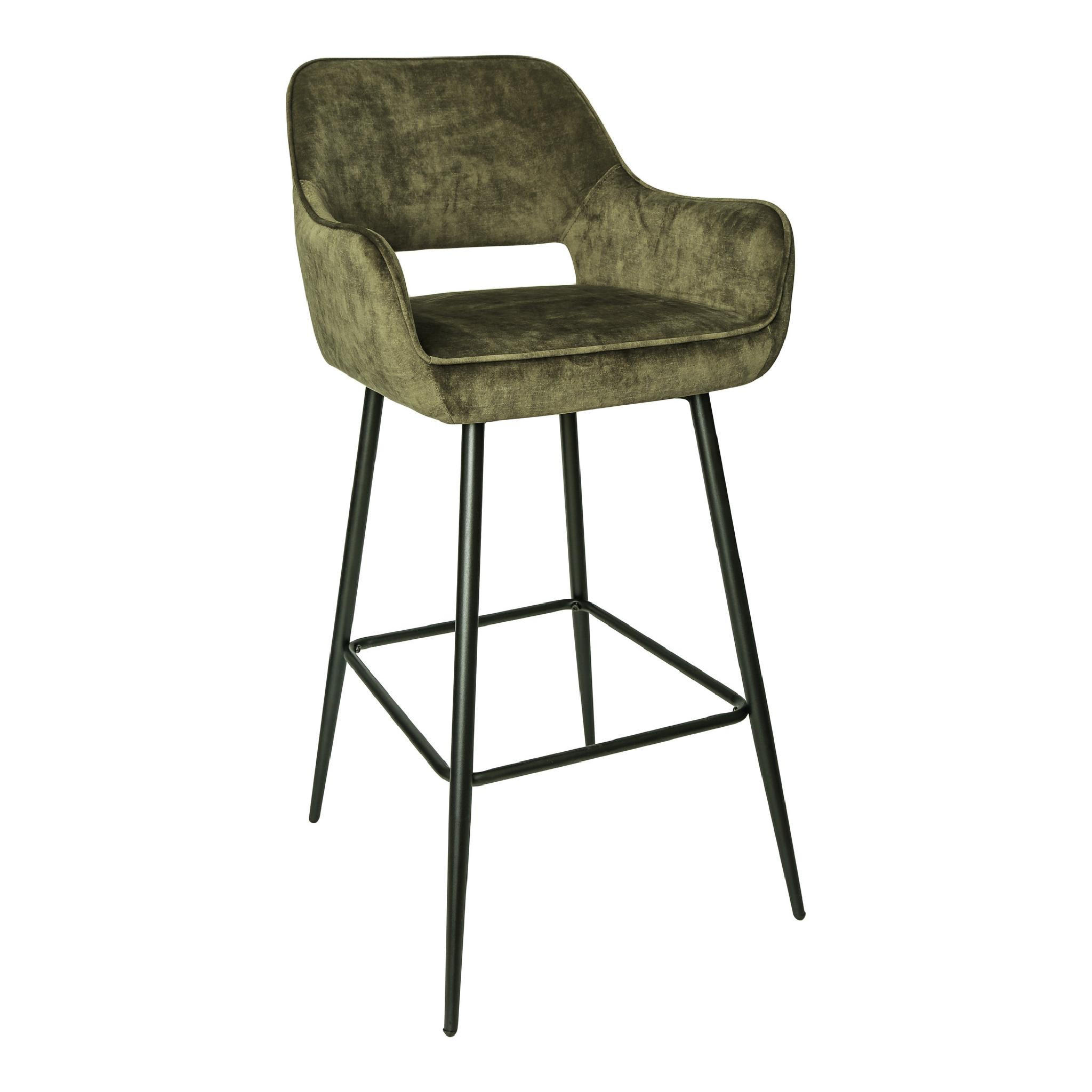 Ptmd Collection Barhocker Olivgrün 53x105x61 cm