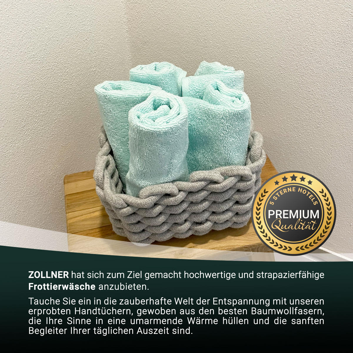 GÄSTETÜCHER, 10er-Set, 30x50 cm, 100% Baumwolle, Grün - Grün, Textil (30/50cm) - Zollner