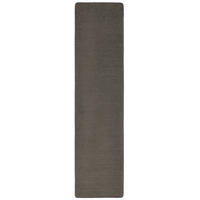 TREND VELOURS LÄUFER TEPPICH JOY - Dunkelbraun, Textil (100/100cm) - Snapstyle