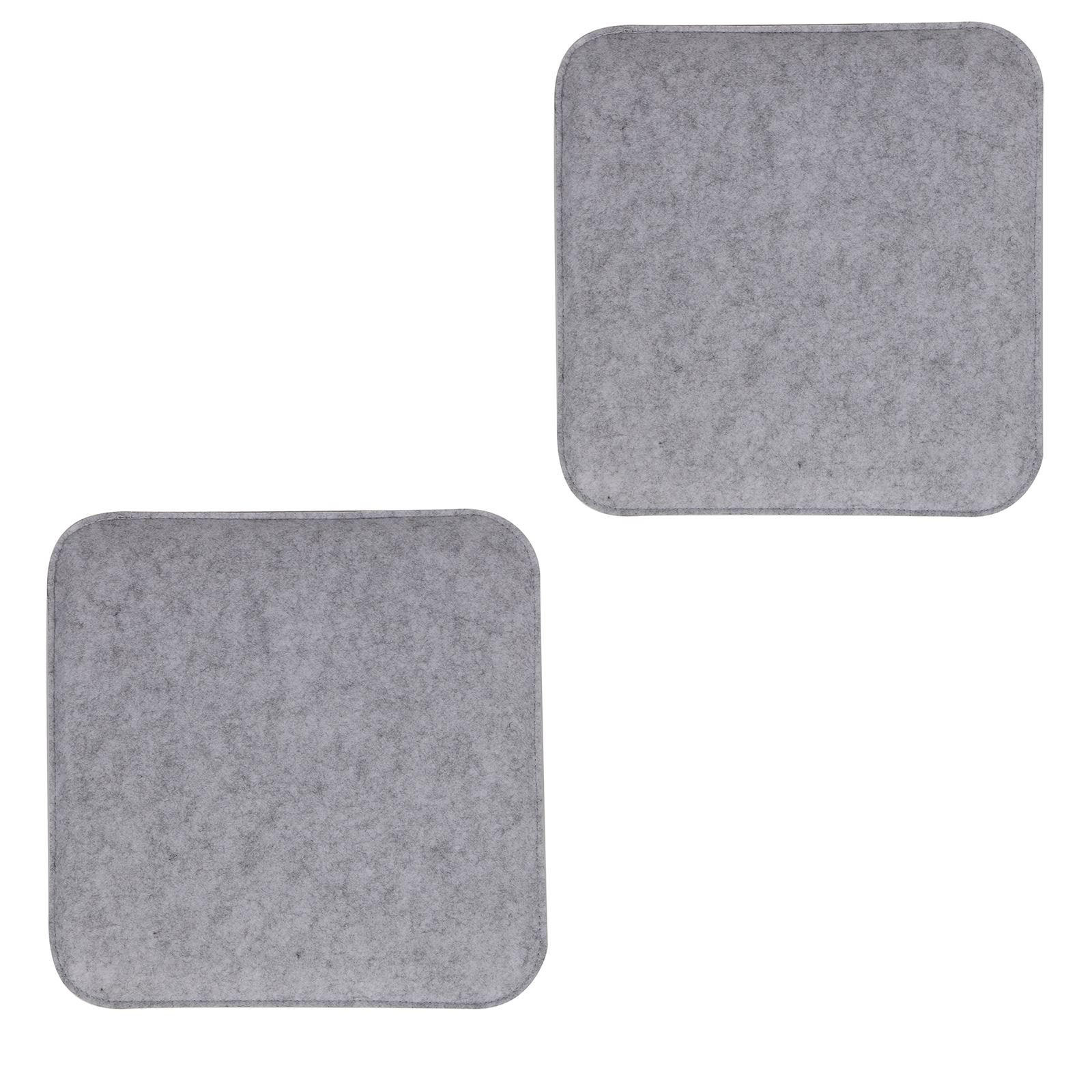 SITZKISSEN ROMEO 2ER-SET - Grau, Textil (35/35/2cm) - IDIMEX