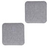 SITZKISSEN ROMEO 2ER-SET - Grau, Textil (35/35/2cm) - IDIMEX