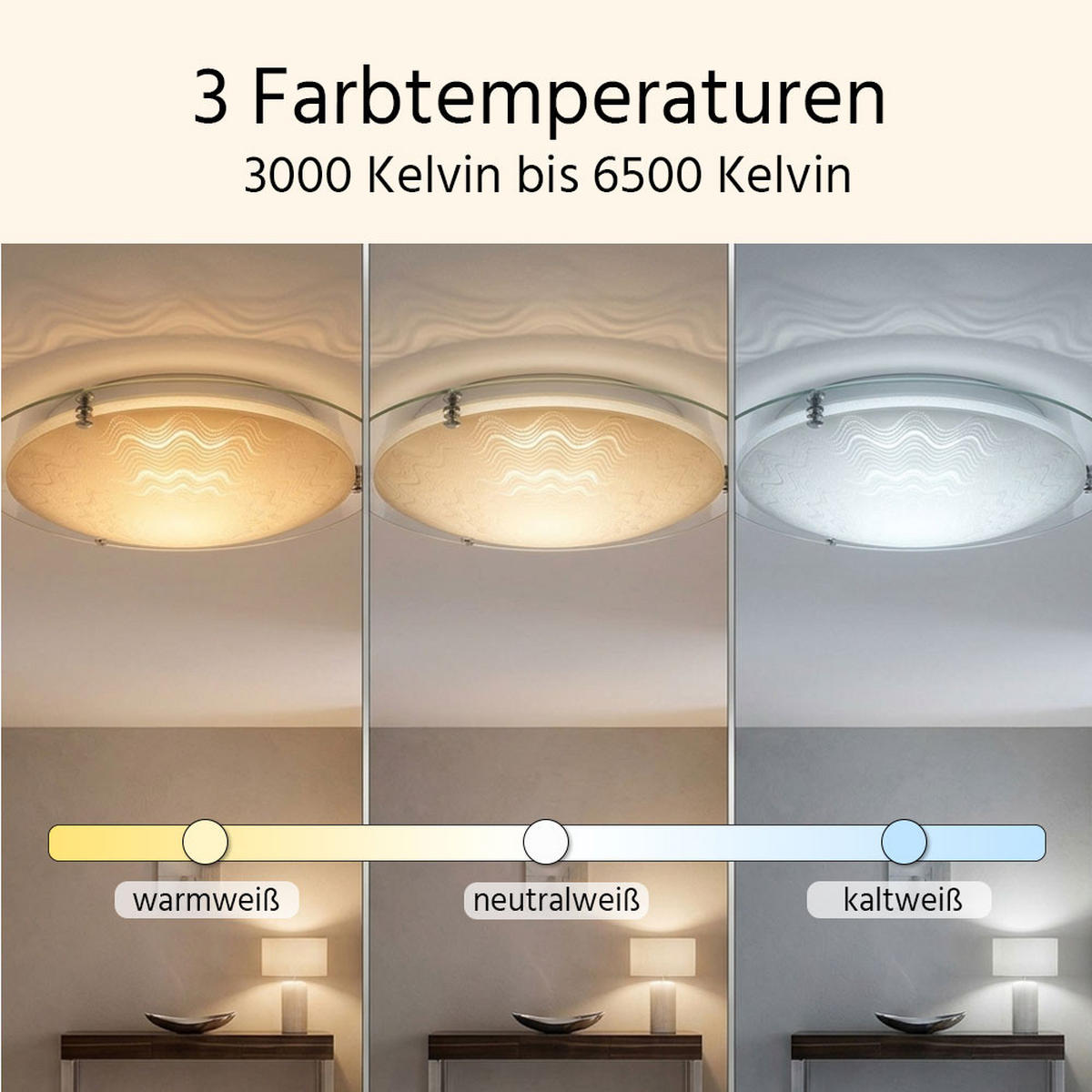 LED DECKENLEUCHTE Metall Chrom Klar - Klar, Glas (41.5/41.5/8.5cm) - Globo Lighting
