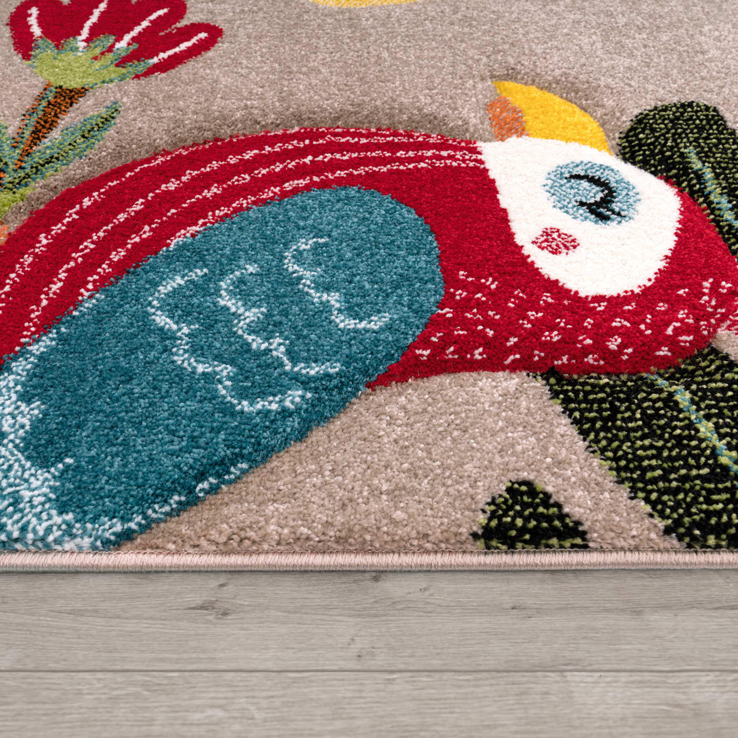 Thumbnail - Kadima Design Kinderteppich, Beige, Textil, Rechteckig, 140x200 cm, pflegeleicht, in verschiedenen Größen erhältlich, st...