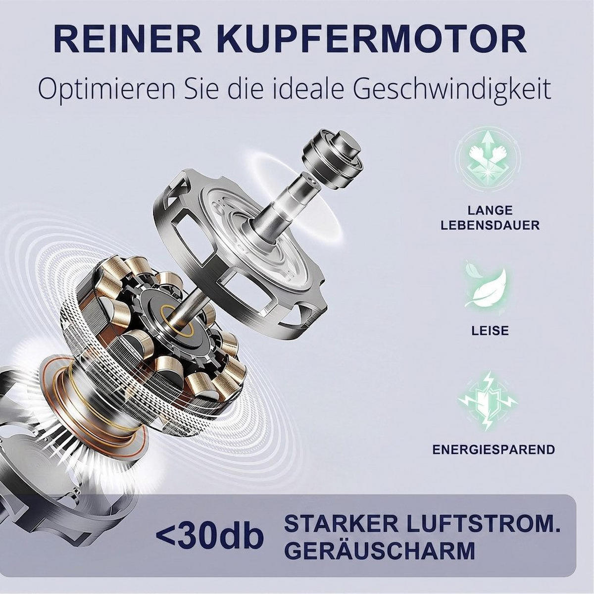 DECKENVENTILATOR & LED Beleuchtung Vor-/Rücklauf reversibler DC-Motor - Schwarz, Kunststoff (132/132/45.7cm) - BEXEVUE