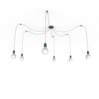 HÄNGELEUCHTE - Blau, Metall (6/6/6cm) - Lumicom