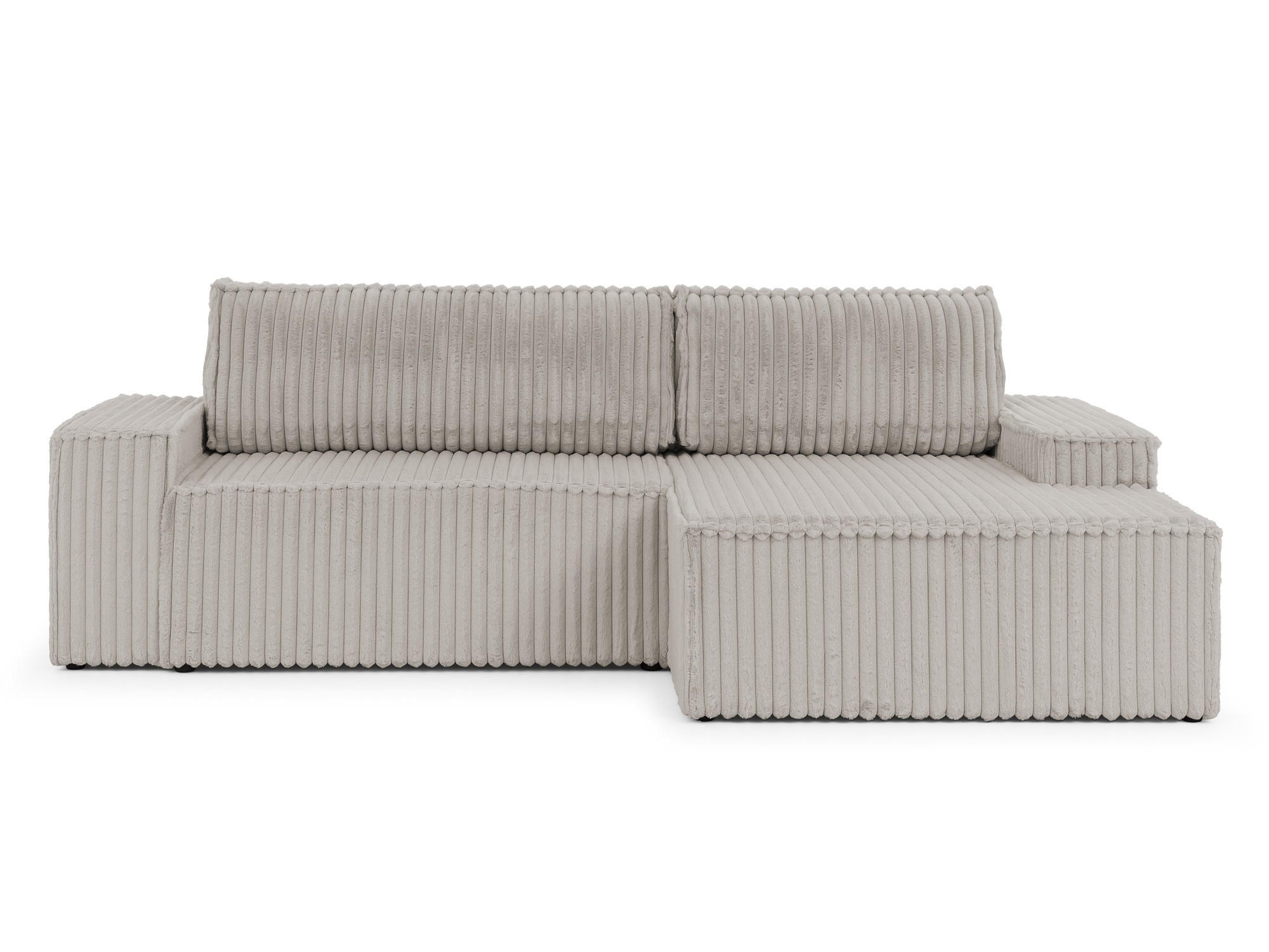 S-Style Ecksofa Hellgrau 262x149 cm