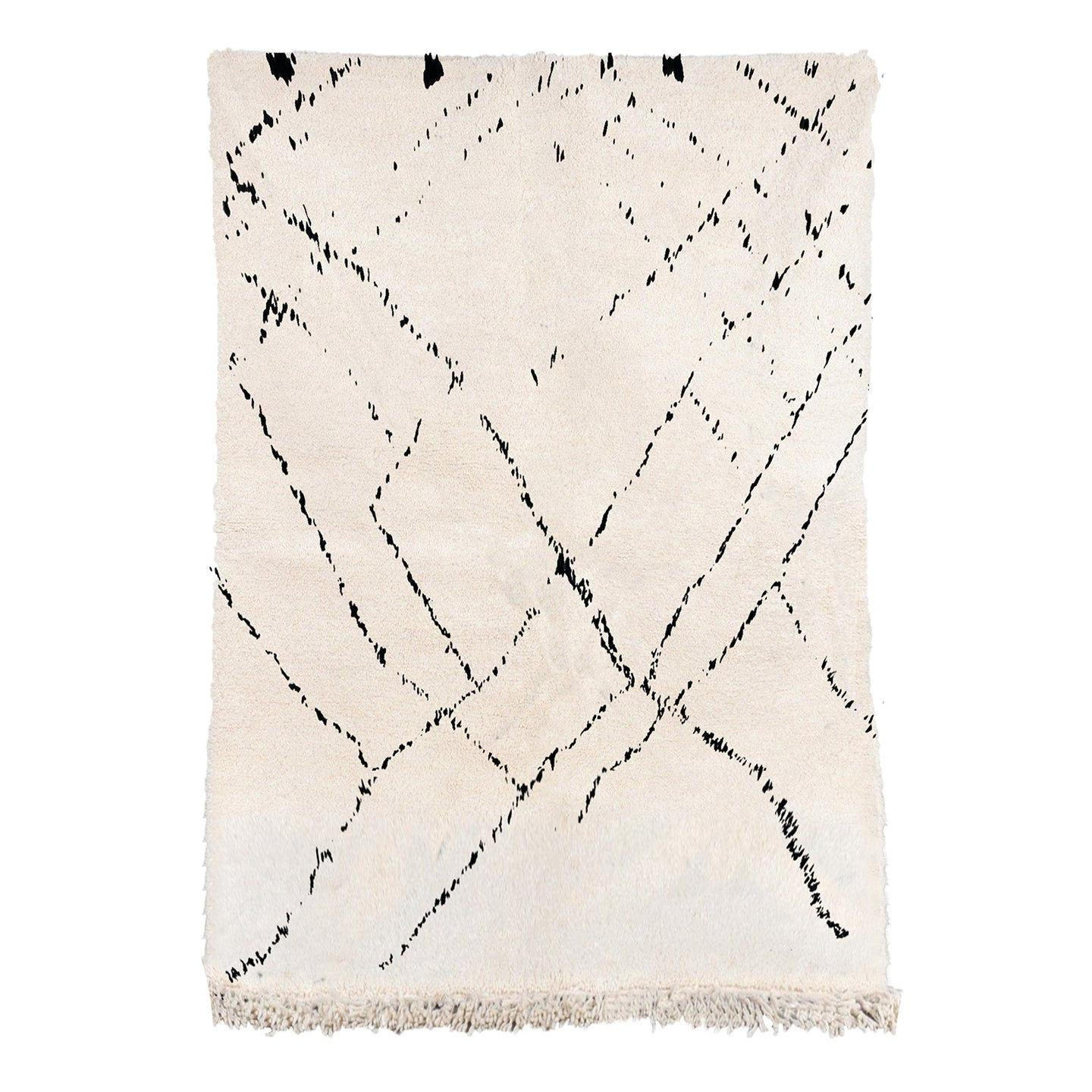 BERBERTEPPICH aus Mamounia-Wolle beige - Beige, Naturmaterialien (250/350cm) - AFK Living