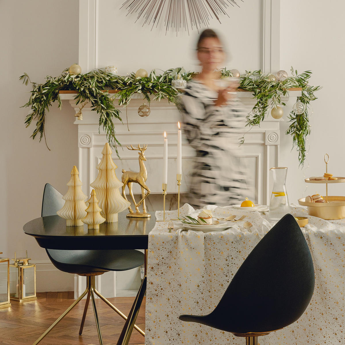 KARAFFE Vanesa - Goldfarben, Glas (0.95L) - home&you