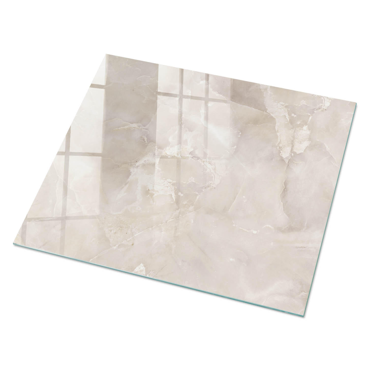 GLASPLATTE 80x60 cm – Steintextur - Schwarz, Glas (0.4/80/60cm) - ArtPrintCave