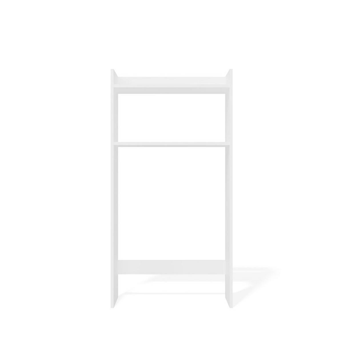 WASCHMASCHINENUMBAUSCHRANK C2 Weiß 64/124/30 - Weiß, Holzwerkstoff (64/124/30cm) - RAUMHIRSCH FURNITURE