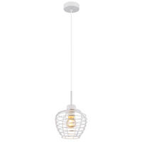 LED HÄNGELEUCHTE Metall, Weiß, höhenverstellbar - Weiß, Metall (20.5/20.5/120cm) - Globo Lighting