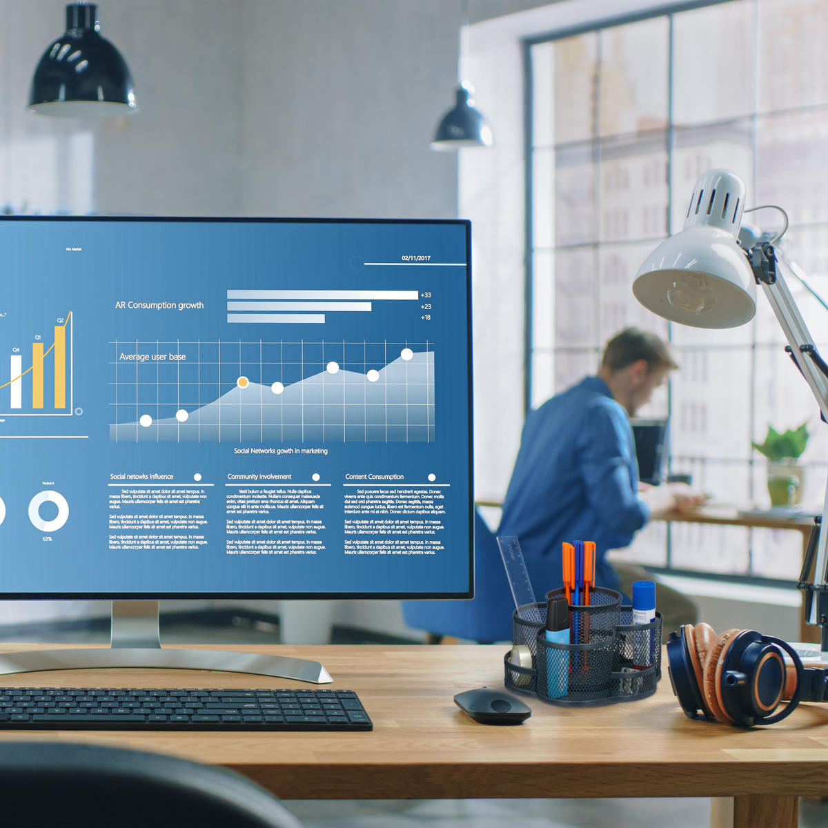 STIFTEHALTER - Anthrazit, Metall (17/16/10.5cm) - Relaxdays