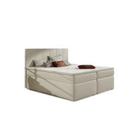 BOXBETT Bolero Bonellfederkern inkl - Creme, Holz/Holzwerkstoff (140/200cm) - Best For Home