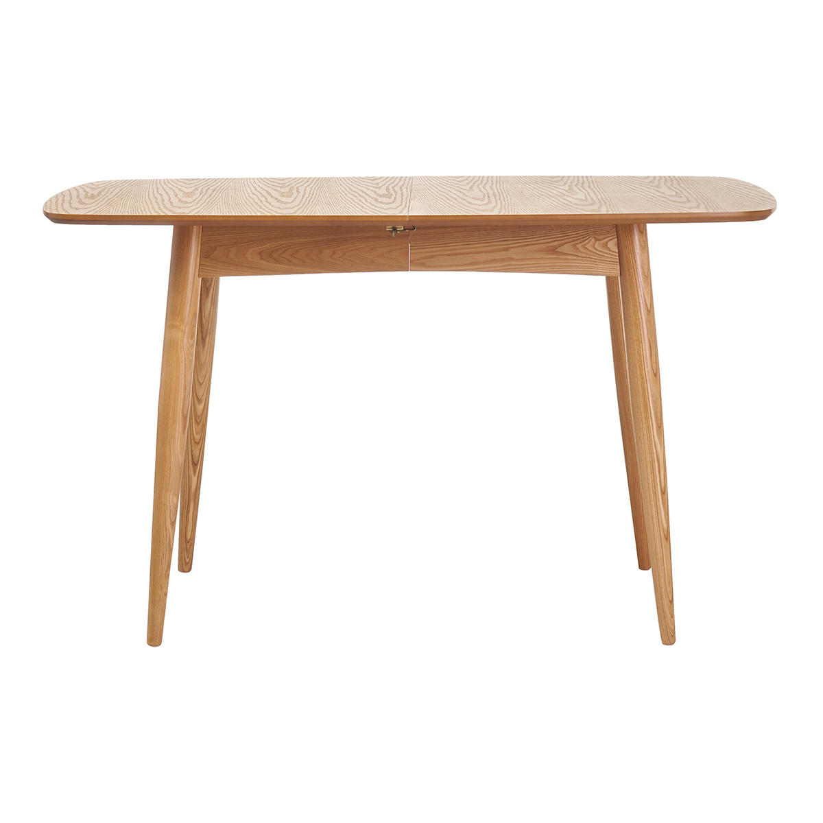 ESSTISCH Ausziehbar Esche Naturell L130-160 NORDECO - Grün, Holz (160/90/75cm) - Miliboo