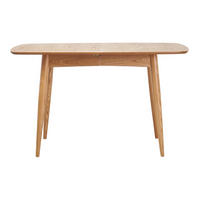 ESSTISCH Ausziehbar Esche Naturell L130-160 NORDECO - Grün, Holz (160/90/75cm) - Miliboo