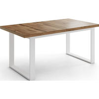 ESSTISCH Sana rechteckig ausziehbar, Wotan Eiche 160/240/90/75 cm - Eiche Wotan/Braun, Holzwerkstoff/Metall (90/240/75cm) - WFL GROUP