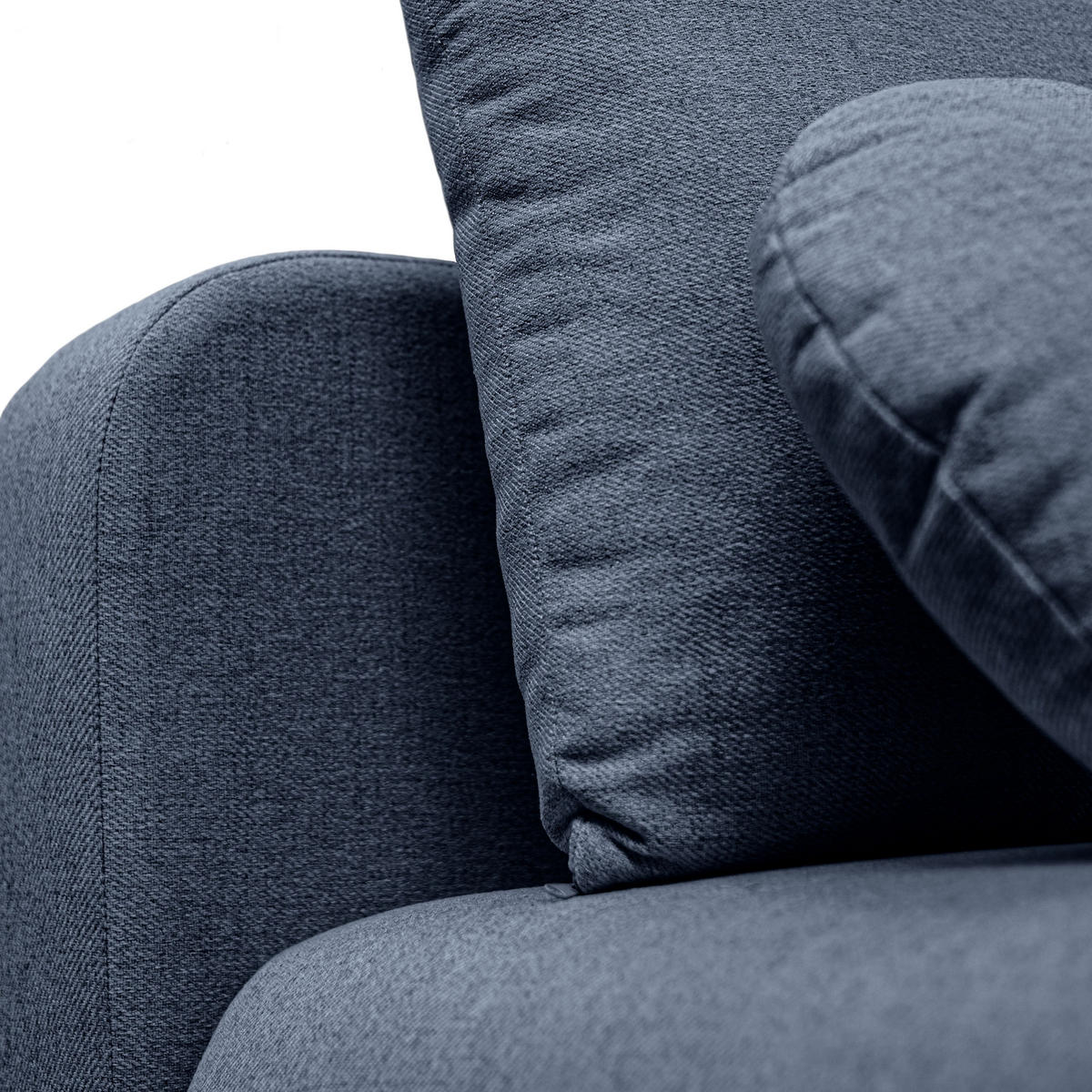 Schlafsofa CLAIRE, zweisitzig, mit Schlaffunktion, Neve 74 - Blau, Textil (208/90/95cm) - Lookway