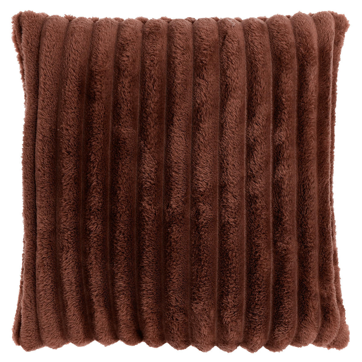 DEKOKISSEN Lex Braun 50/50/8 cm - Braun, Textil (50/50cm) - Unique Living