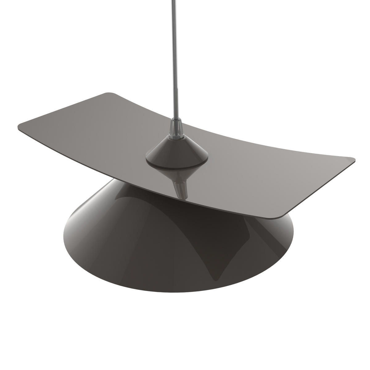HÄNGELEUCHTE Miller D25 - Graubraun, Metall (25/34/10cm) - Lumicom