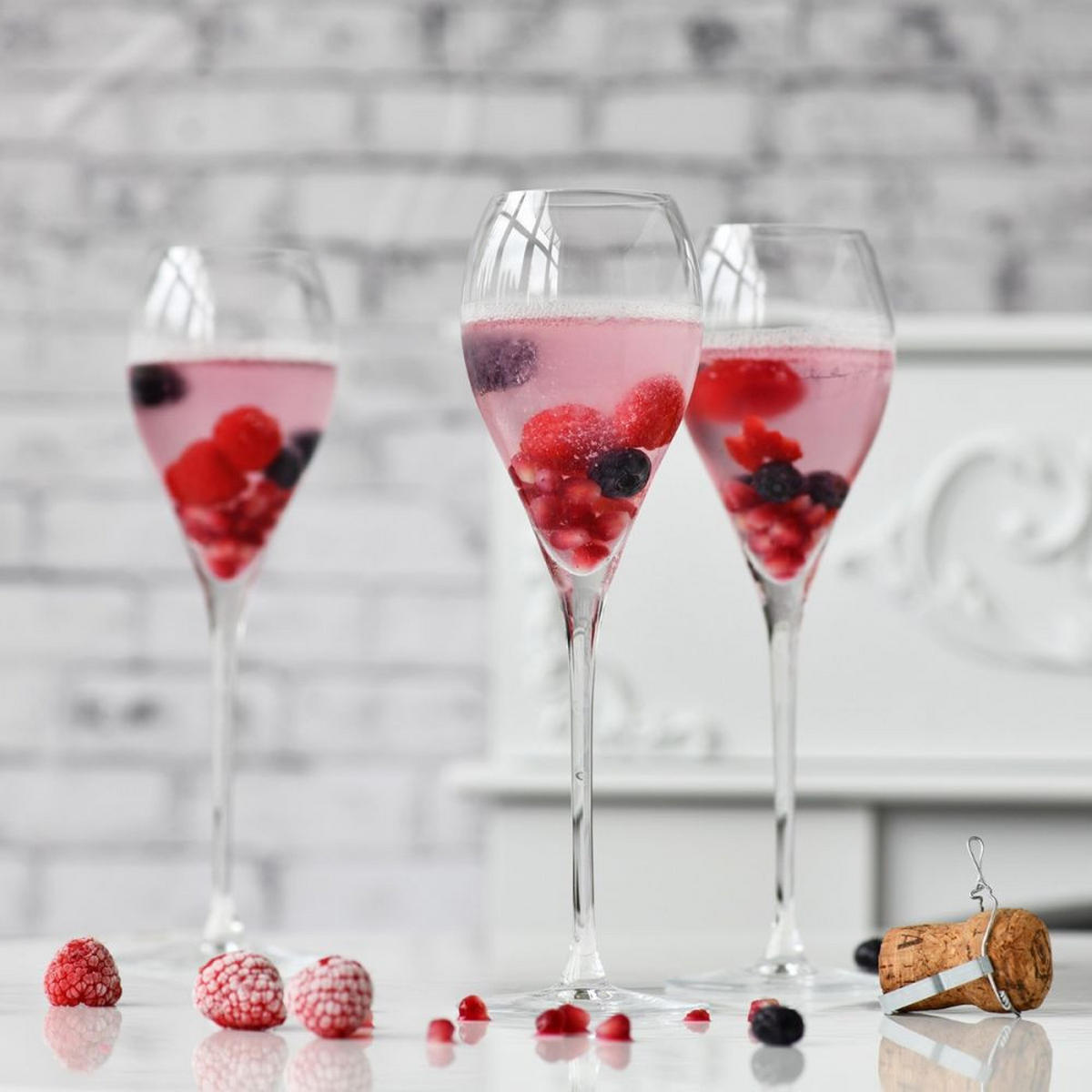 PROSECCO-GLÄSER, 6er-Set, 240 ml - Transparent, Glas (0.24L) - Krosno Glass