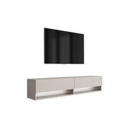 TV-LOWBOARD 170 cm Kaschmir, LED weiß, 170 × 32 × 34 cm - Beige, Holzwerkstoff (170/33.6/32cm) - 3XE LIVING