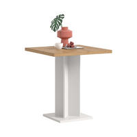 ESSTISCH GUSTAV (B/H/T: ca. 70/76/70 cm) in weiß/Artisan Eiche Nachbildung - Weiß, Holzwerkstoff (70/70/76cm)