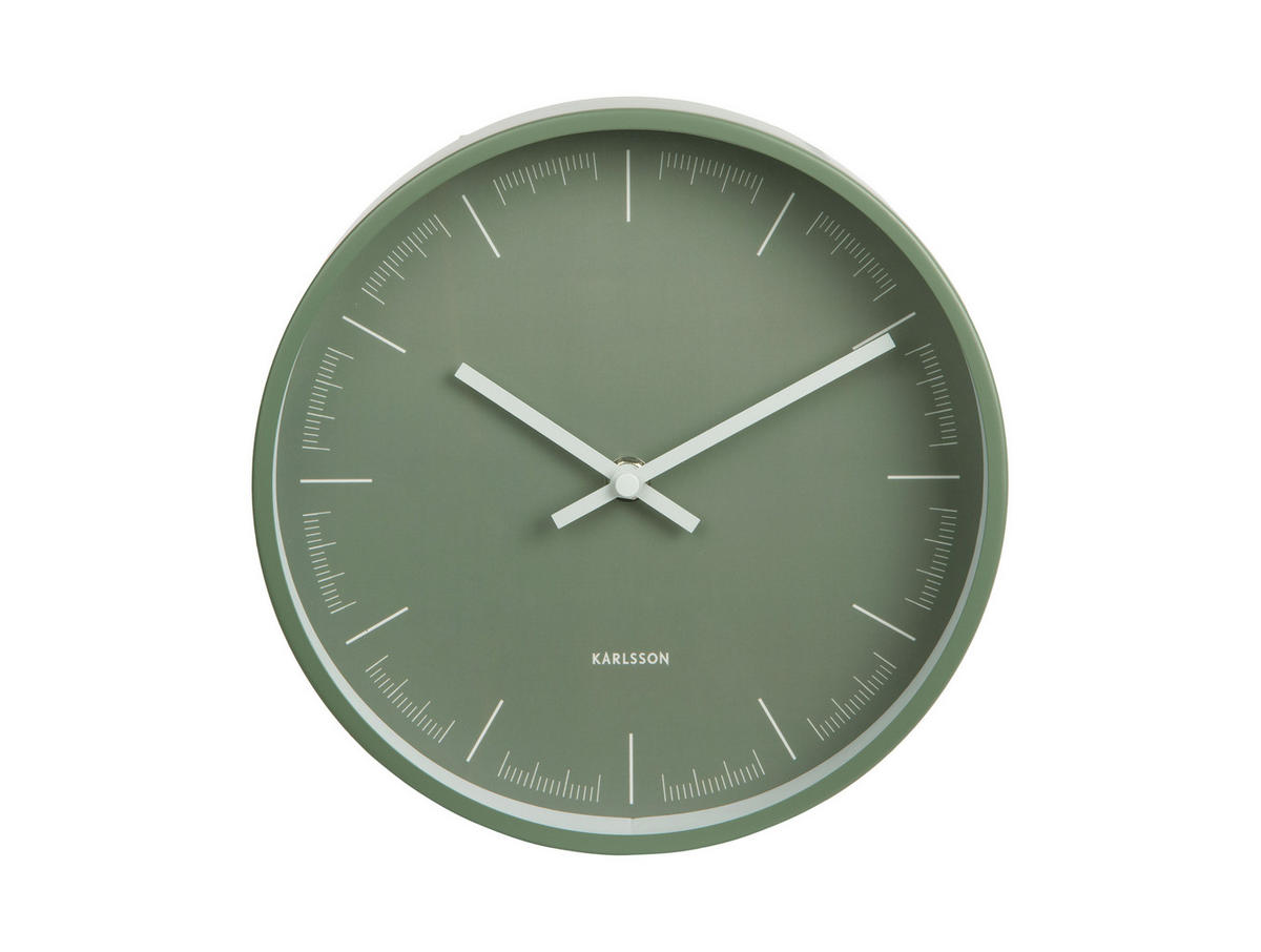 WANDUHR Odense Deep - Grün - Grün, Metall (21.5/21.5/8.2cm) - Karlsson