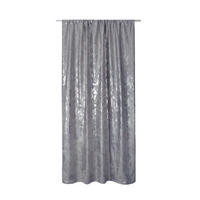 VORHANG Blomstela - Dunkelgrau, Textil (140/1/250cm) - home&you