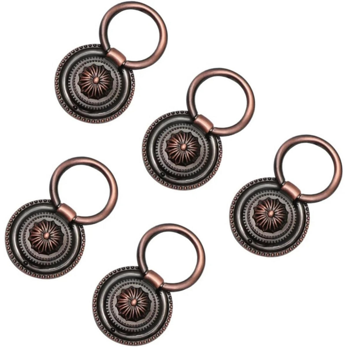 MÖBELGRIFF Bronze Rot 8er-Set - Kupferfarben, Metall (3.7/1/5.2cm)