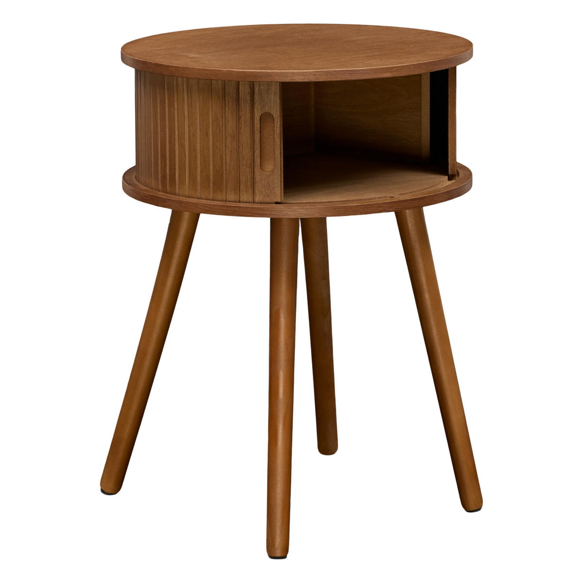 NACHTTISCH mit 2 Schubladen Nysos 40/40/54 cm - Braun, Holzwerkstoff (40/54/40cm) - Atmosphera Createur d´interieur