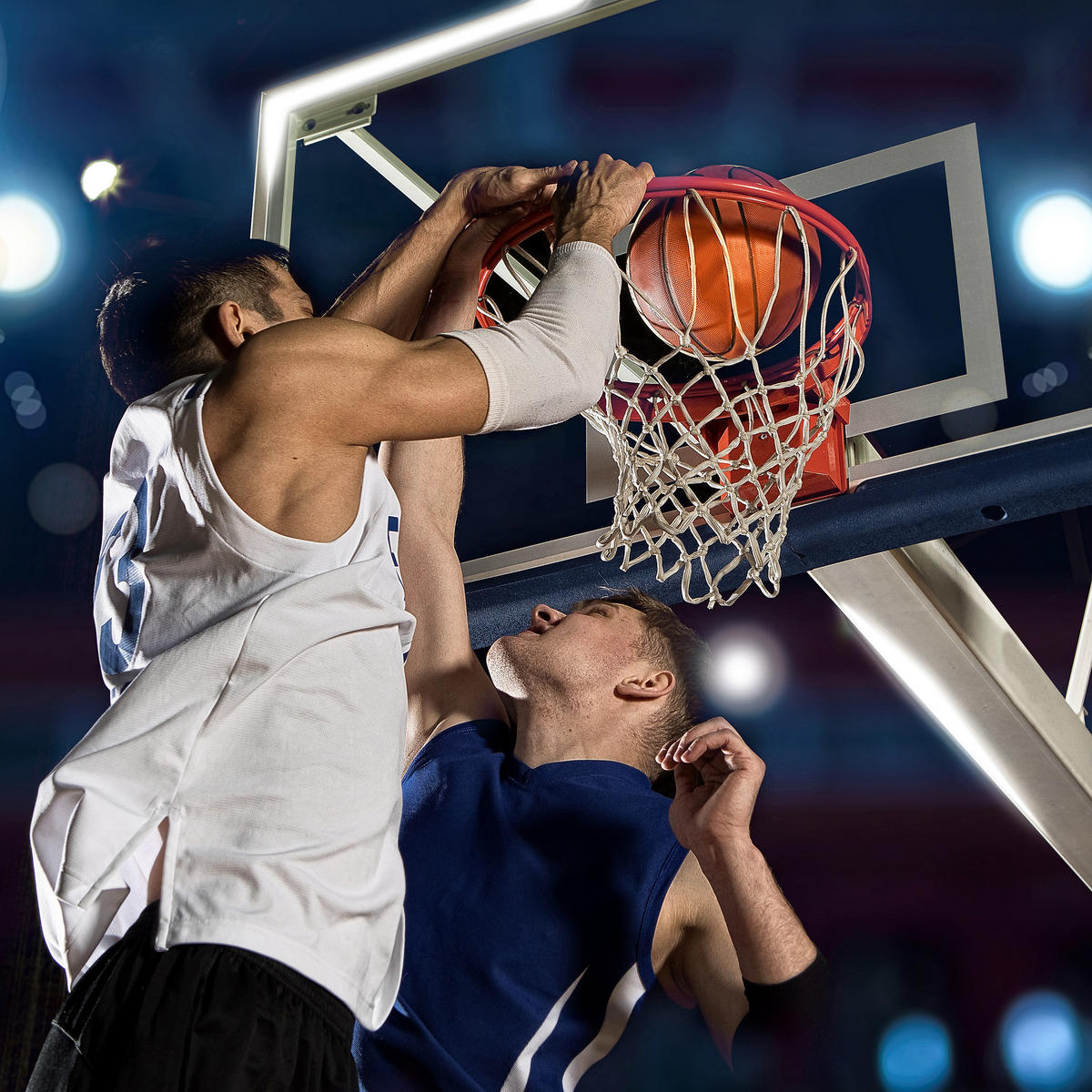 BASKETBALL - Orange, Kunststoff (24.5/24.5/24.5cm) - Relaxdays
