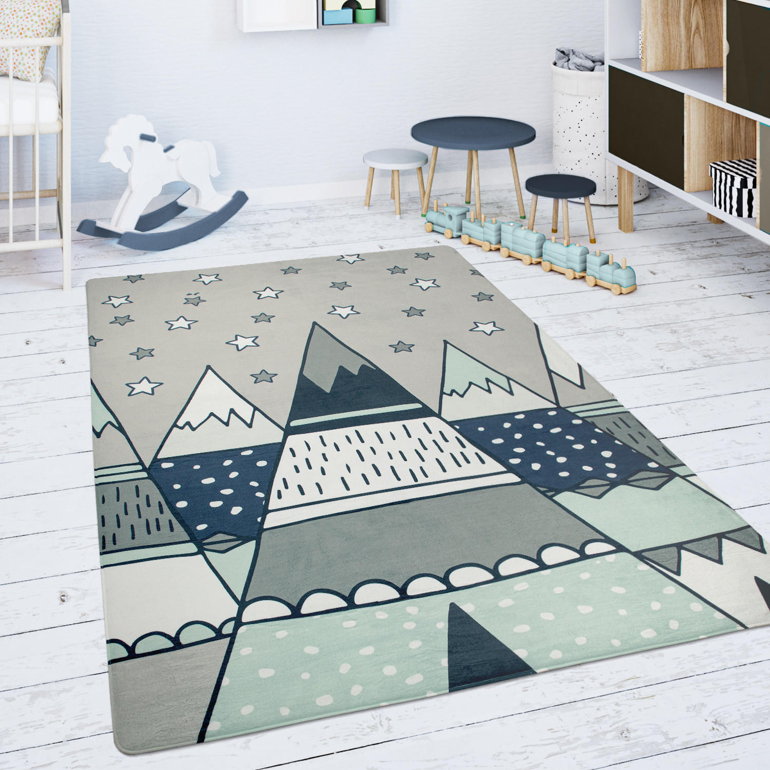 KINDERTEPPICH 120/160 cm Chicos 553 - Grau, Textil (120/160cm) - Paco Home