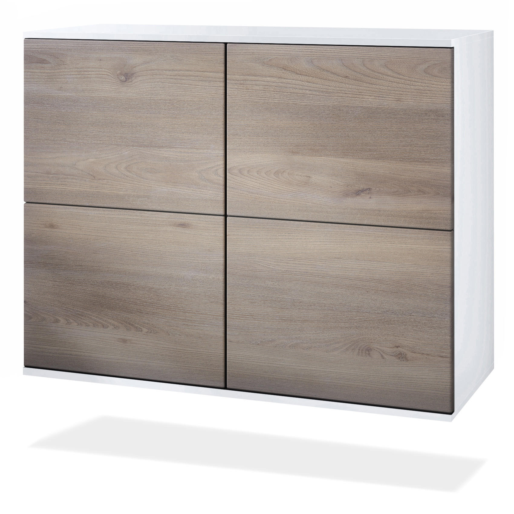 Vladon Kommode Silbereichen 92.5x73.5x35 cm
