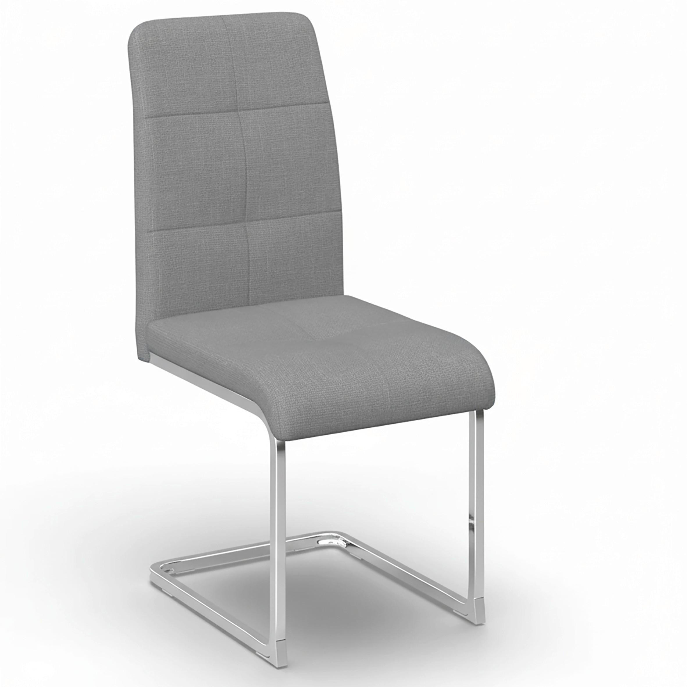 Bessagi Home Schwingstuhl Grau 43x99x60 cm