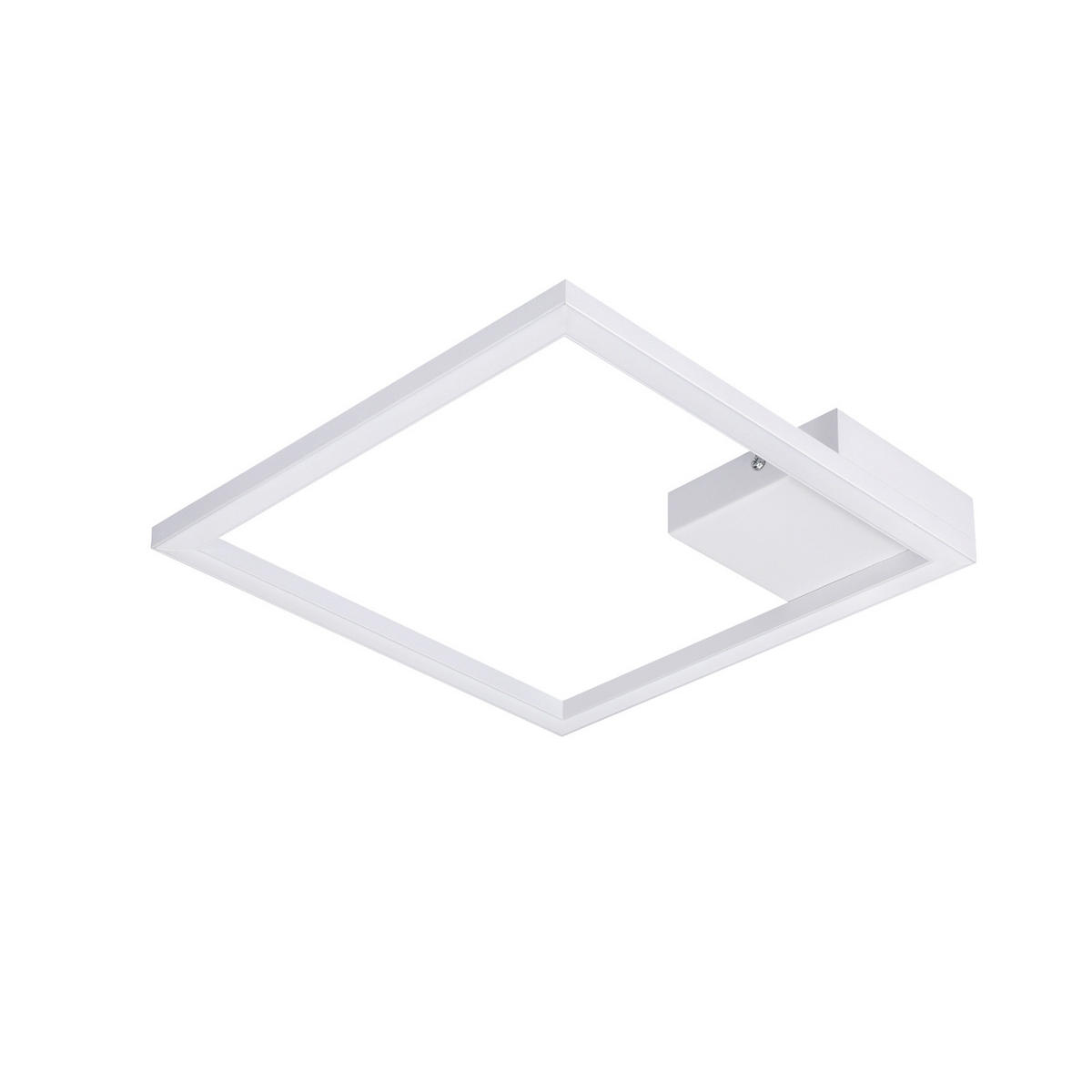 LED-DECKENLEUCHTE Dornwall 29.4/3.8/29.4 cm - Weiß, Metall (29.4/29.4/3.8cm) - ZMH