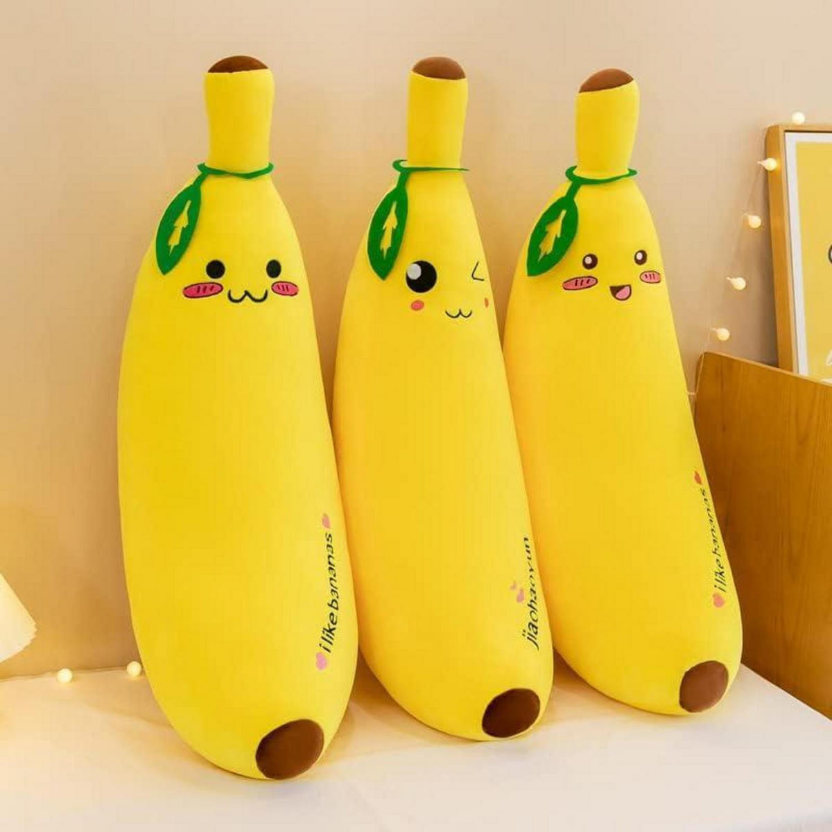 PLÜSCHKISSEN Banane 35 cm - Gelb, Textil (10/40cm)