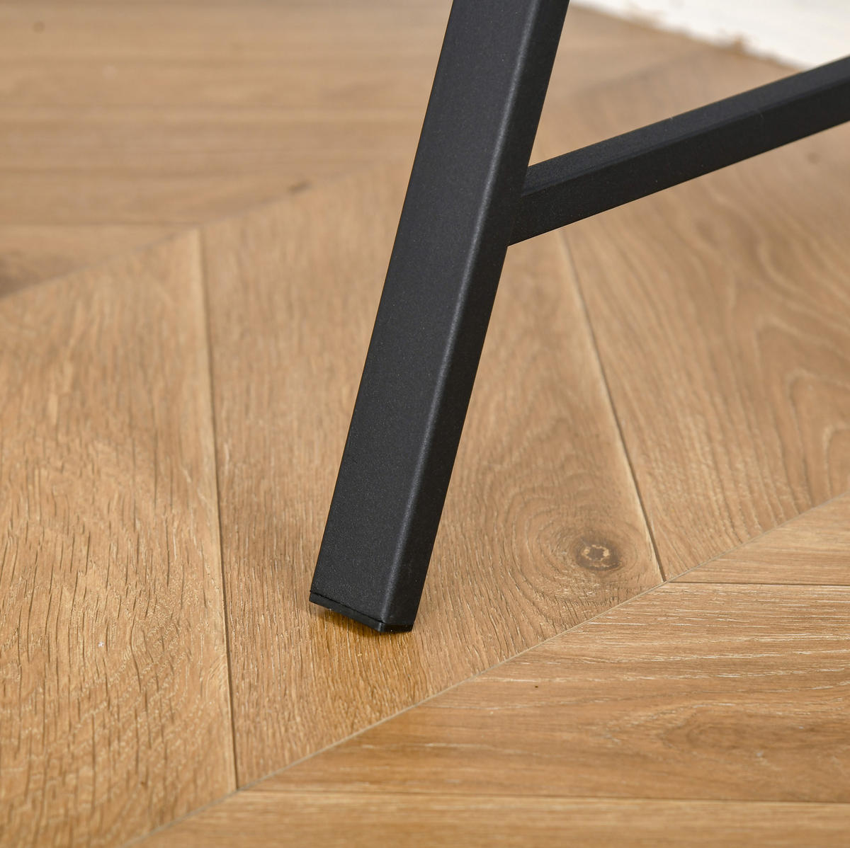 SCHREIBTISCH mit Ablage 84 x 45 x 85 cm MDF Schwarz - Schwarz, Holz (84/45/85cm) - Meubliv