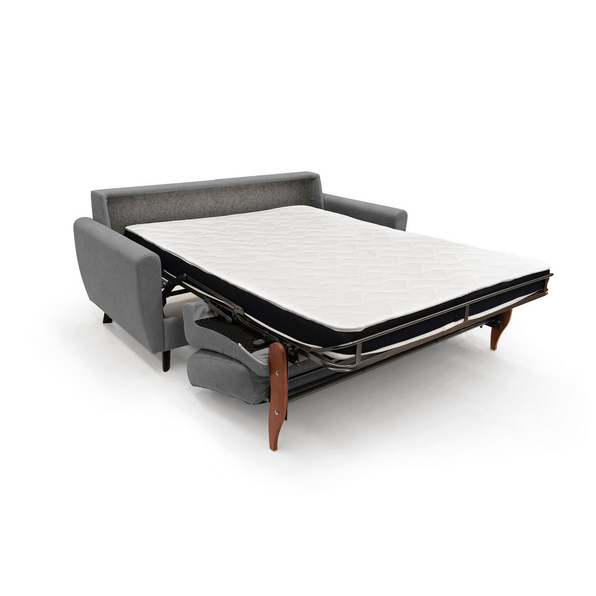 SCHLAFSOFA Callisto - Grau, Textil (168/97/96cm) - Divani.store