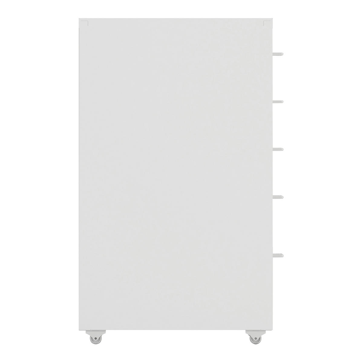 POJÍZDNÝ KONTAJNER Kökar - bílá, kov (28/69/41cm) - [en.casa]