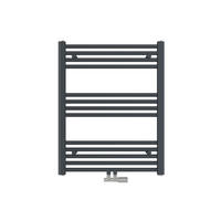HEIZKÖRPER Handtuchheizkörper wasserführend Anthrazit 75/60/3 cm - Anthrazit, Metall (60/75/3cm) - EMKE