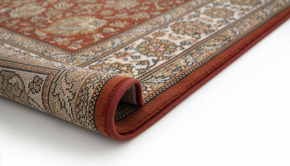 DESIGN Teppich mit Blumenmuster rot - Rot, Textil (200/290cm) - AFK Living