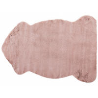 KUNSTFELL-TEPPICH Undara 90/60 cm - Pink, Kunststoff (60/90cm) - Beliani