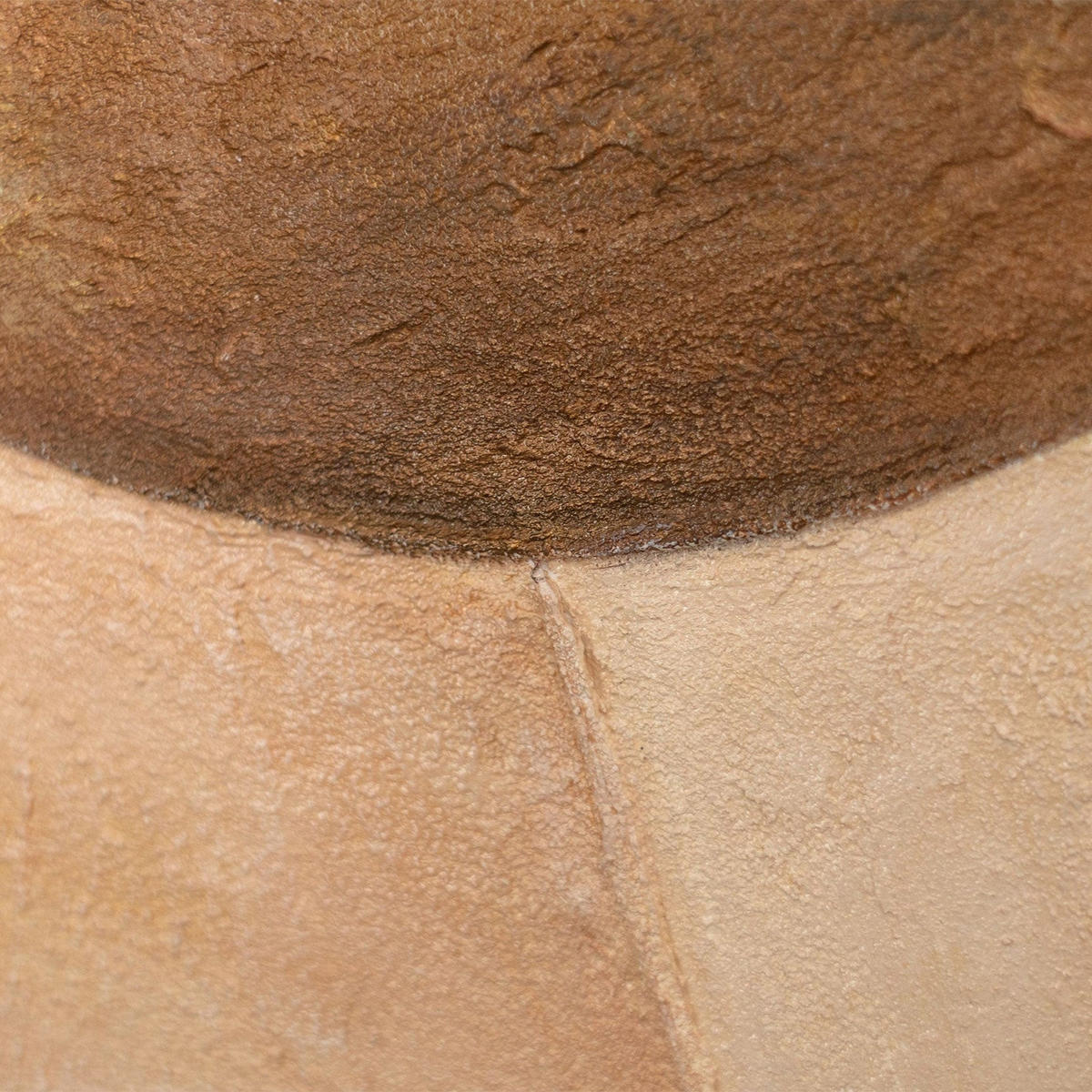 GEMÄLDE Kreislauf des Lebens Schattenfugenrahmen Beige 140x100 cm - Beige, Holz (140/100cm) - YS-art gallery