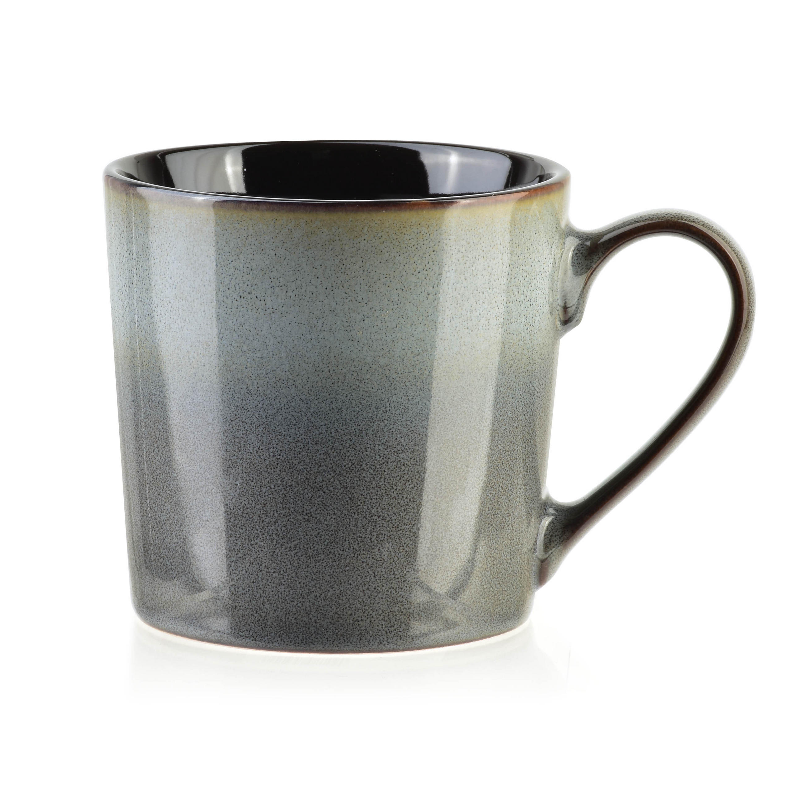 BECHER Lotta Graubraun 9.5/13.5/9.2 cm Keramik - Graubraun, Keramik (0.4L) - Mondex