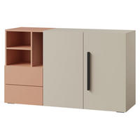 SIDEBOARD Lorin 2D2S LO07 - Kaschmir/Rosa, Holzwerkstoff (136/80/40cm) - MIRJAN24