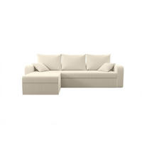 SCHLAFSOFA - 4 Personen - Stoff, Samt - Beige - - Beige, Textil (240/80/139cm) - Vente-Unique